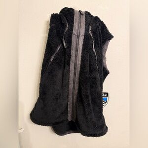 Womens Kuhl Black Fleece Vest XL
